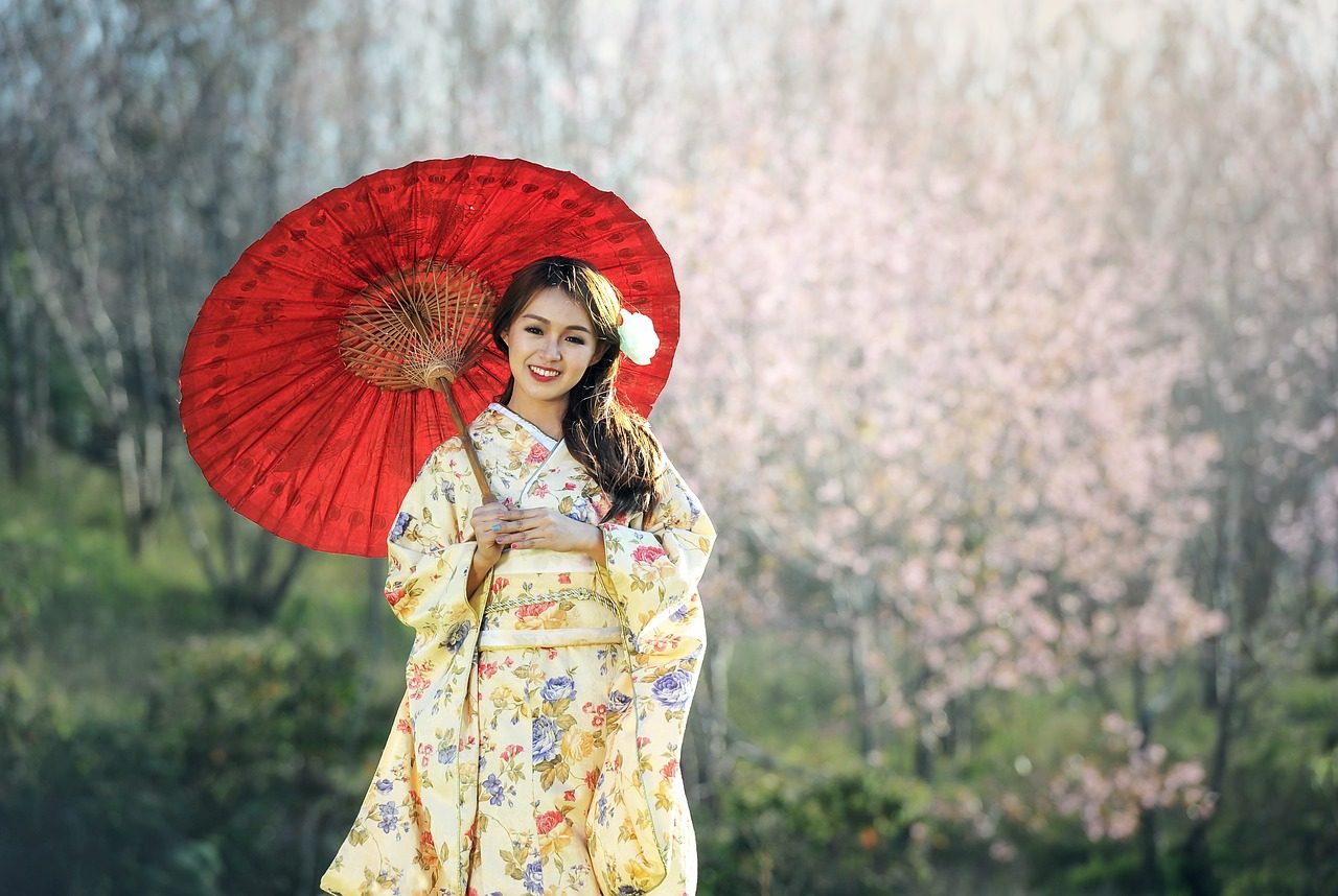 Kimono japonais femme